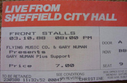 Sheffield City Hall Ticket